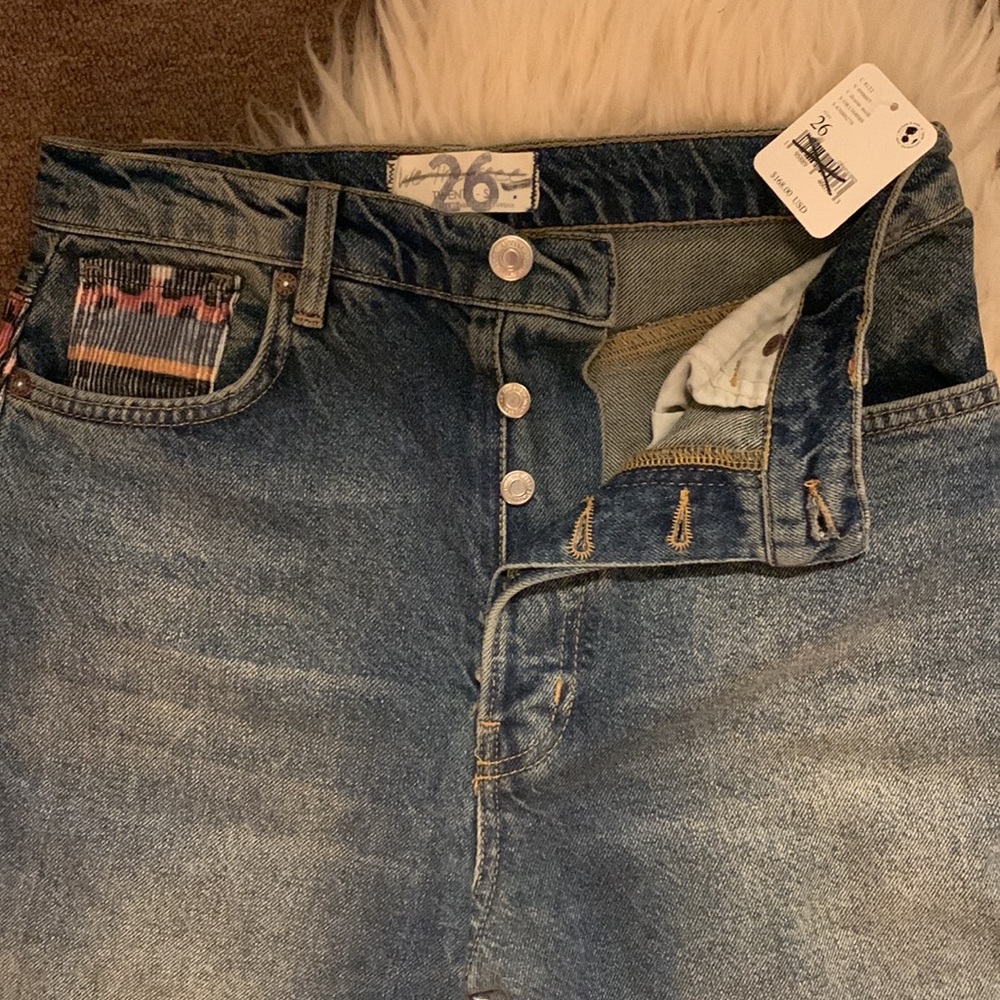 Free People Rocky Mountain Straight Leg Jeans - Picture 9 of 16